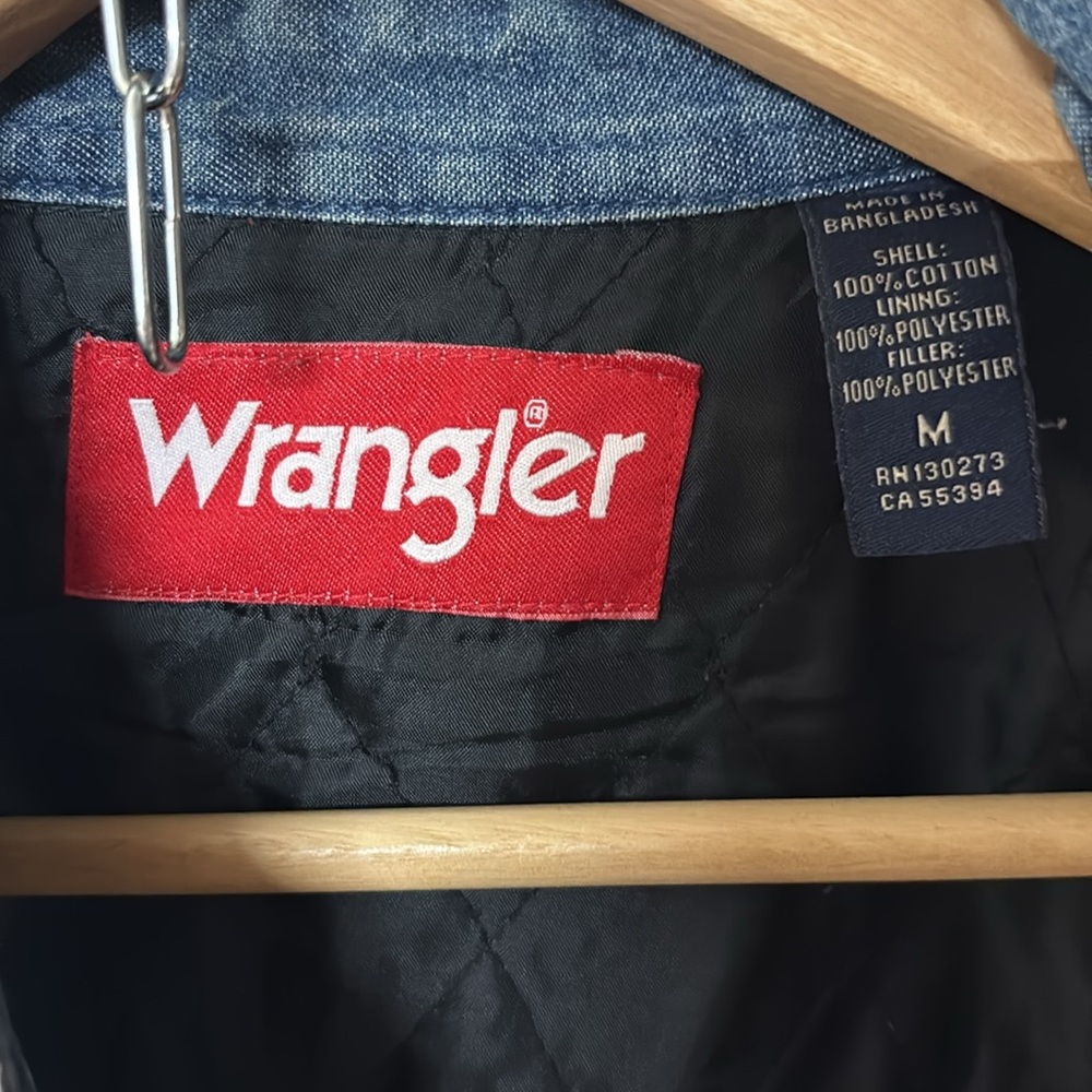 Wrangler denim shacket lined - Picture 3 of 3